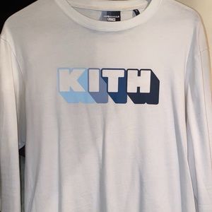 Kith x Bearbrick logo Long Sleeve shirt for sale